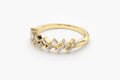 Solid Gold Zig Zag Baguette Diamond Ring (BE1D6E)