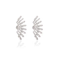 Solid Gold Cocktail Climber Diamond Cuff Earrings (08BEC9)