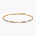 Solid Gold Lab-Grown Diamond Tennis Bracelet (5C9357)