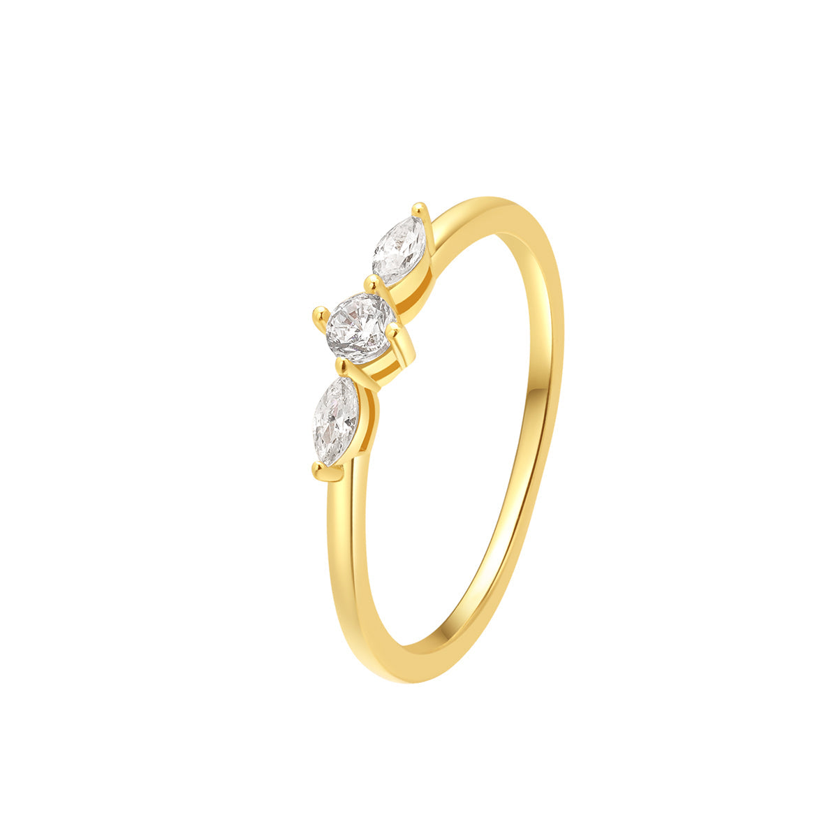 Solid Gold Slim Nexus Ring