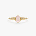 Solid Gold Diamond Engagement Ring (08449C)
