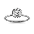 Solid Gold Solitaire 2ct Engagement Ring