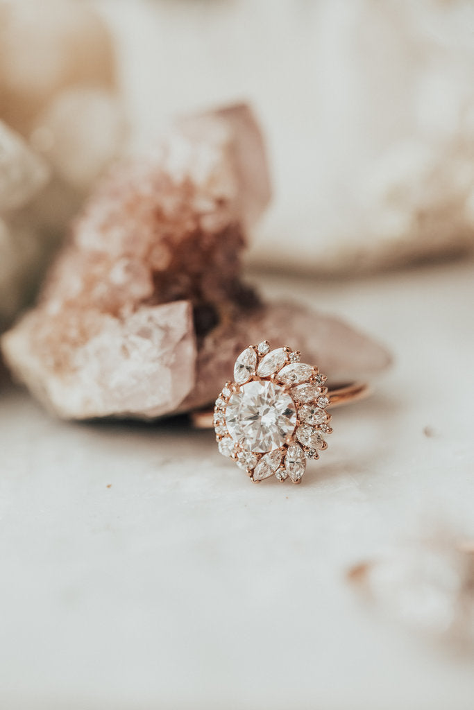 Solid Gold Lab-Grown Diamond Round Brilliant Ring (5F1182)