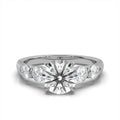 Solid Gold Stone Lab Grown Diamond Ring