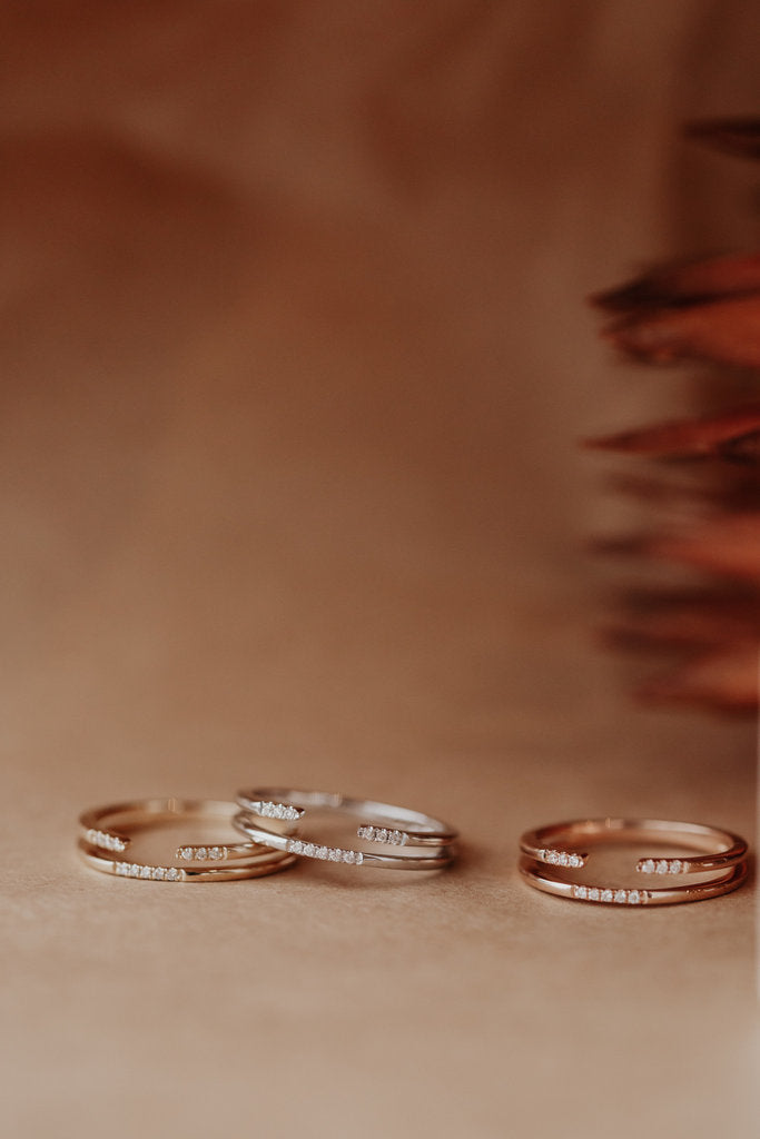 Solid Gold Stackable Band