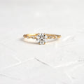 1ct Moissanite Distance Ring – Solitaire, photo 1