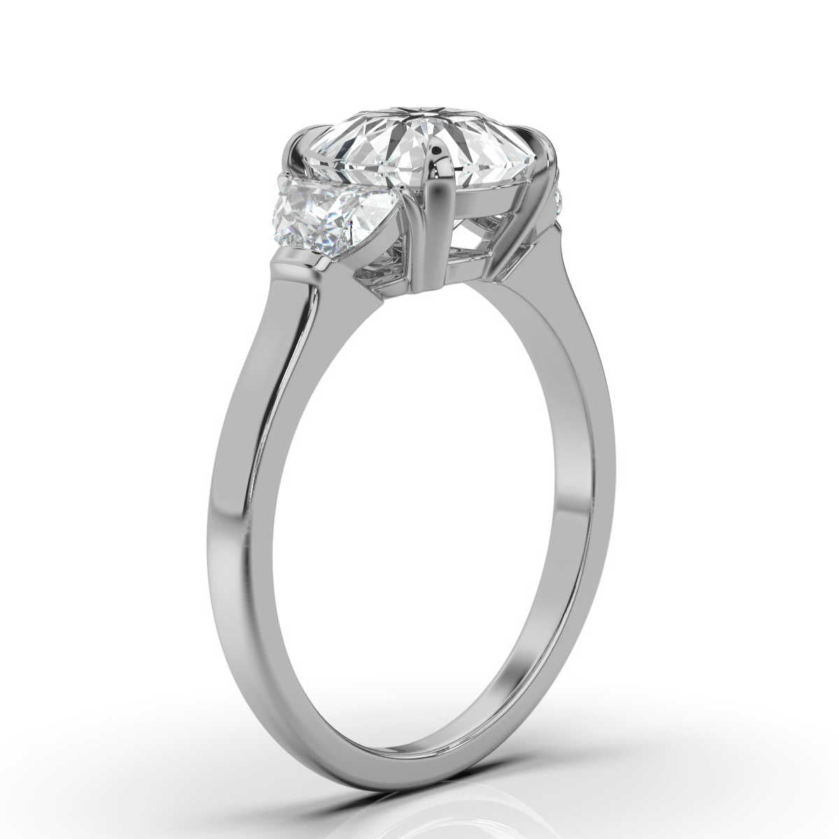 14K Solid Gold 0.5 CT Lab Grown Diamond Ring