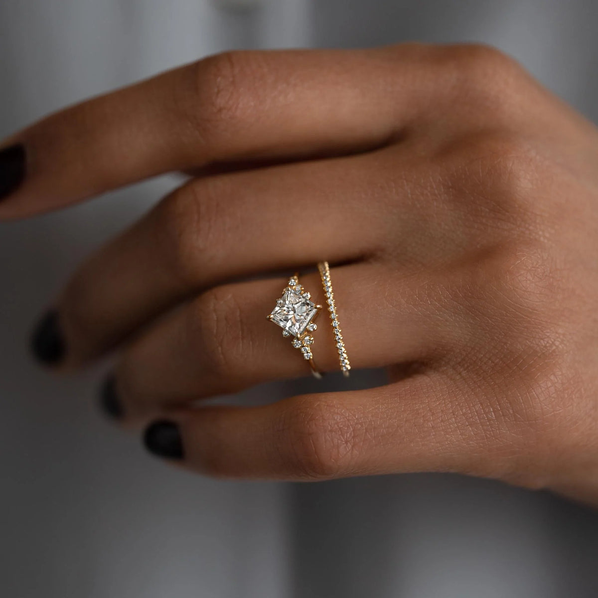 Solid Gold Petite Many Moons Band (8938D8)