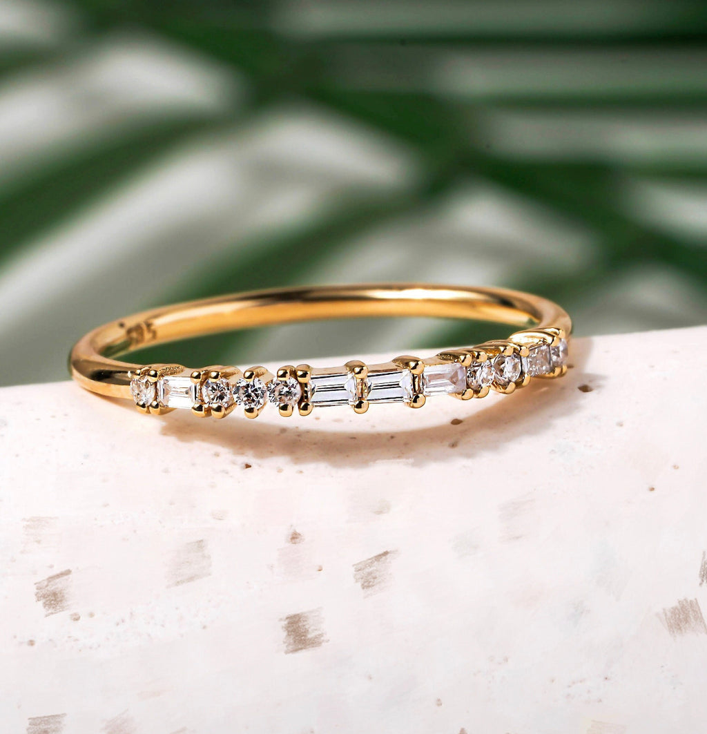 Solid Gold Morse Code Ring LOVE (F921C0)