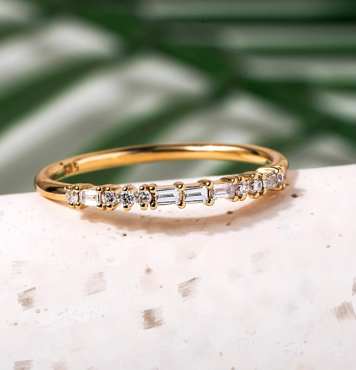 Solid Gold Morse Code Ring LOVE (412168)