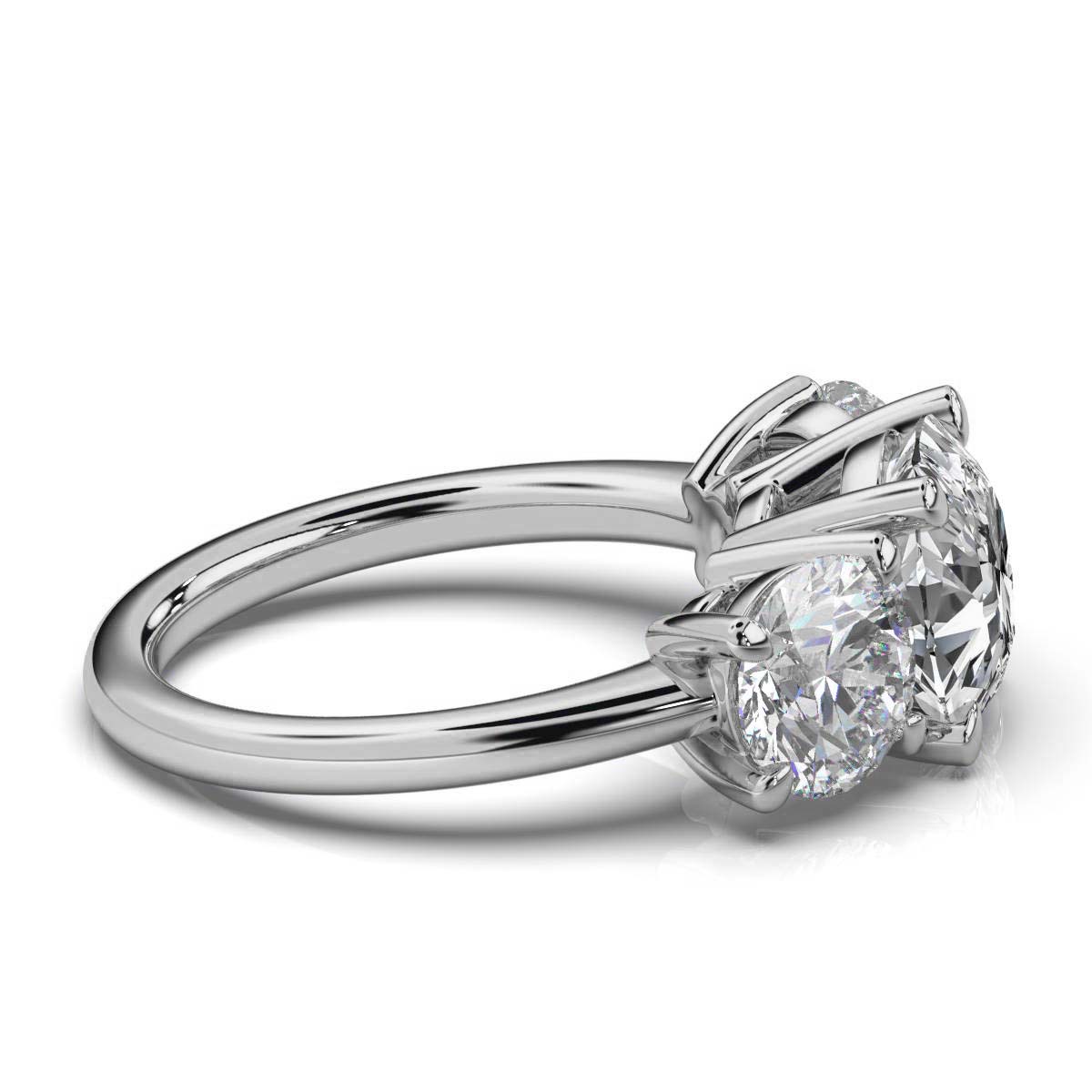 14K Solid Gold 2 CT Lab Grown Diamond Ring (08DE68)