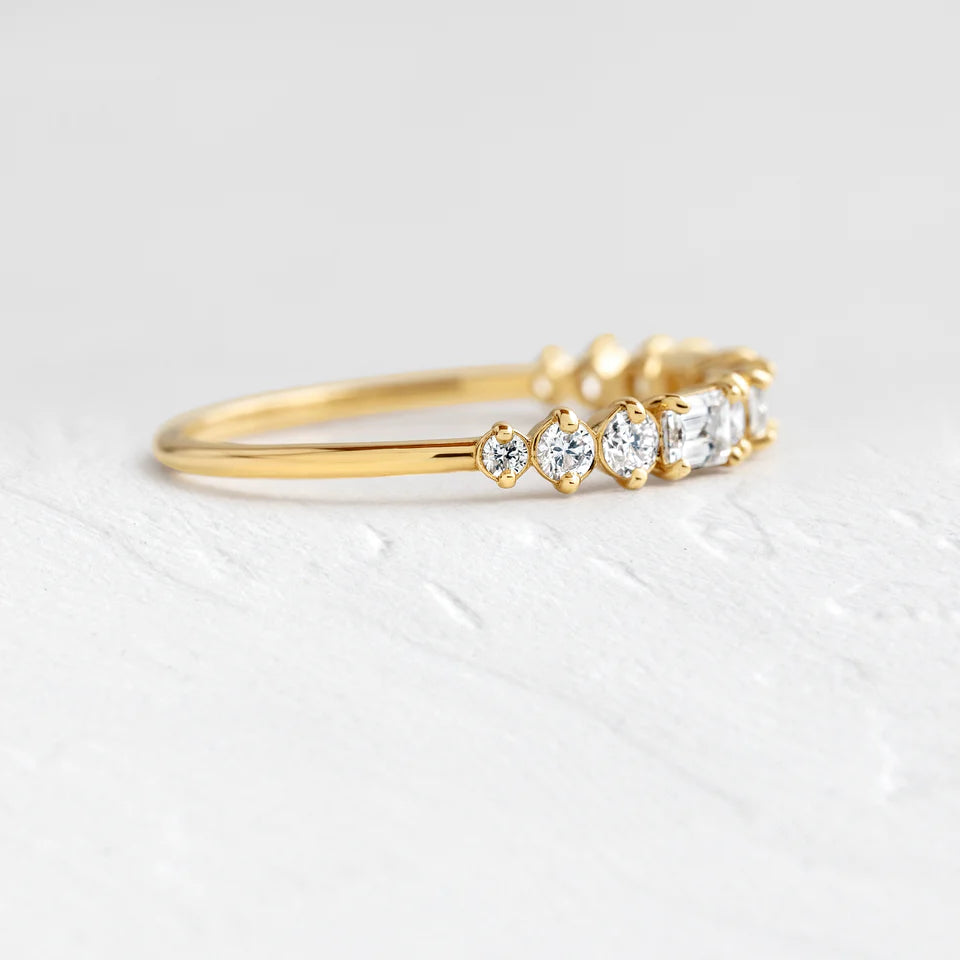 Solid Gold Lab-Grown Diamond Constancy Band