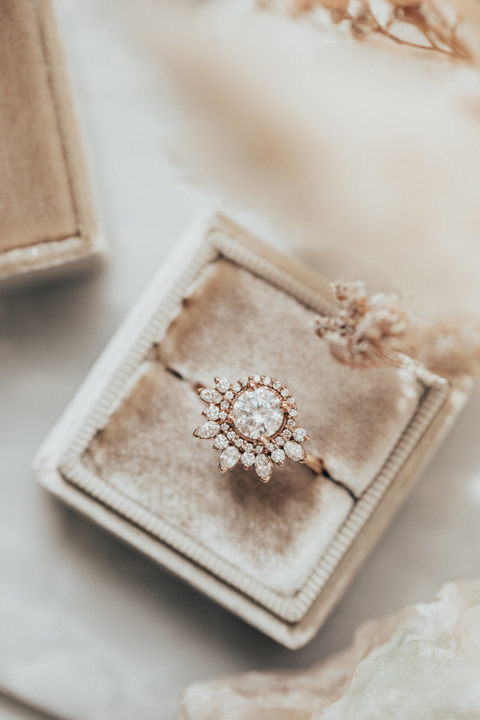 Solid Gold Lab-Grown Diamond Round Brilliant Ring (843B48)