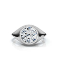Solid Gold 2ct Lab Grown Diamond Engagement Ring (B4EAE1)