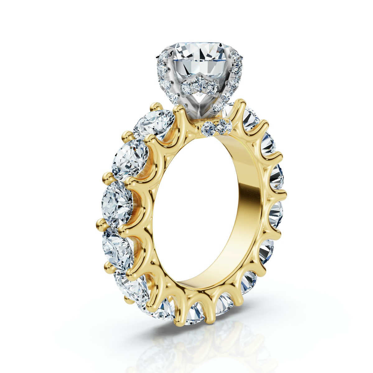 Solid Gold 7ct Lab Grown Diamond Ring