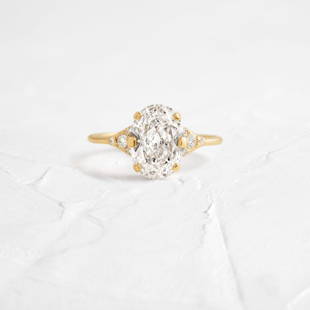 2ct Lady's Slipper Ring – Solitaire, photo 1