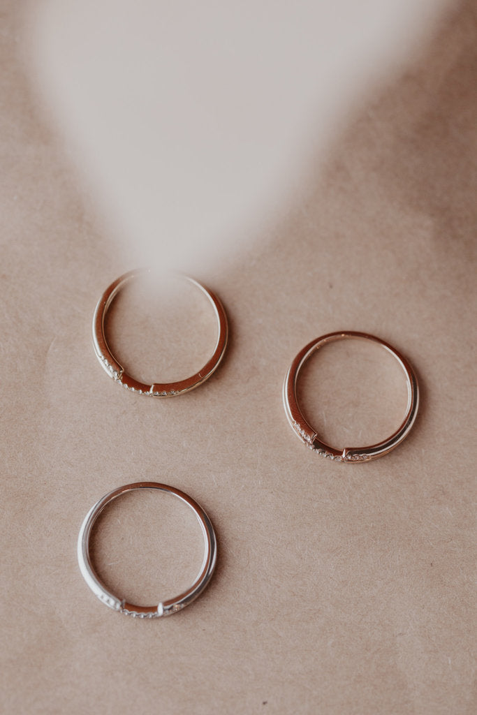 Solid Gold Stackable Band