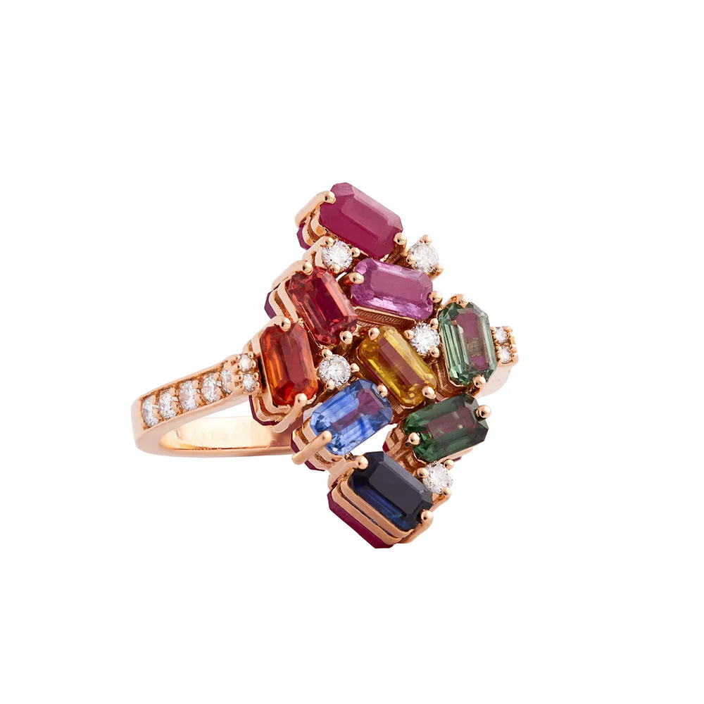 Solid Gold Festival Elegant Ring