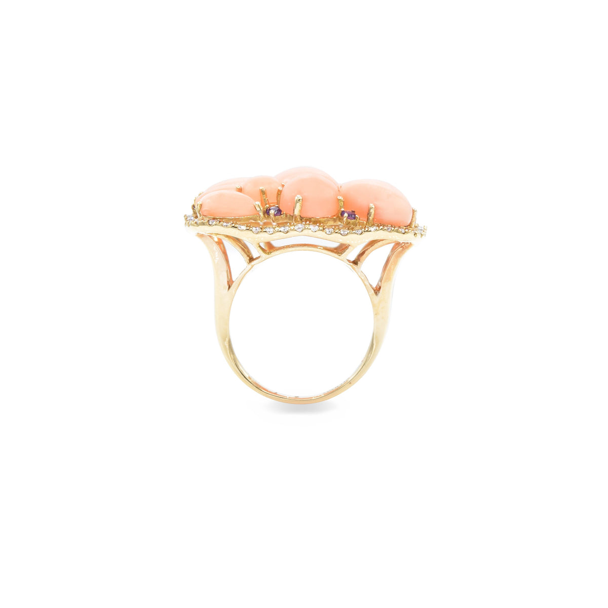 Solid Gold Amethyst Ring (4DD93D)