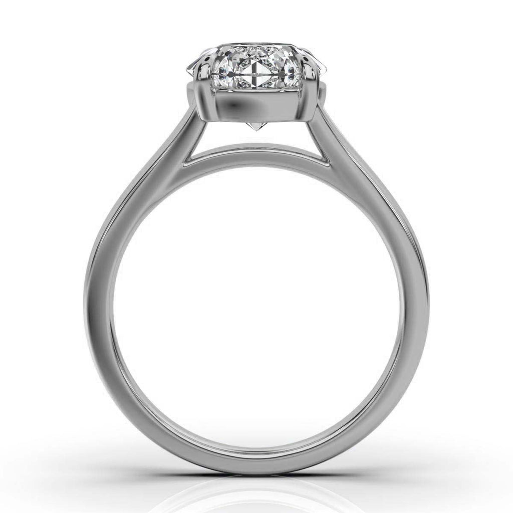 Solid Gold Solitaire Engagement Ring