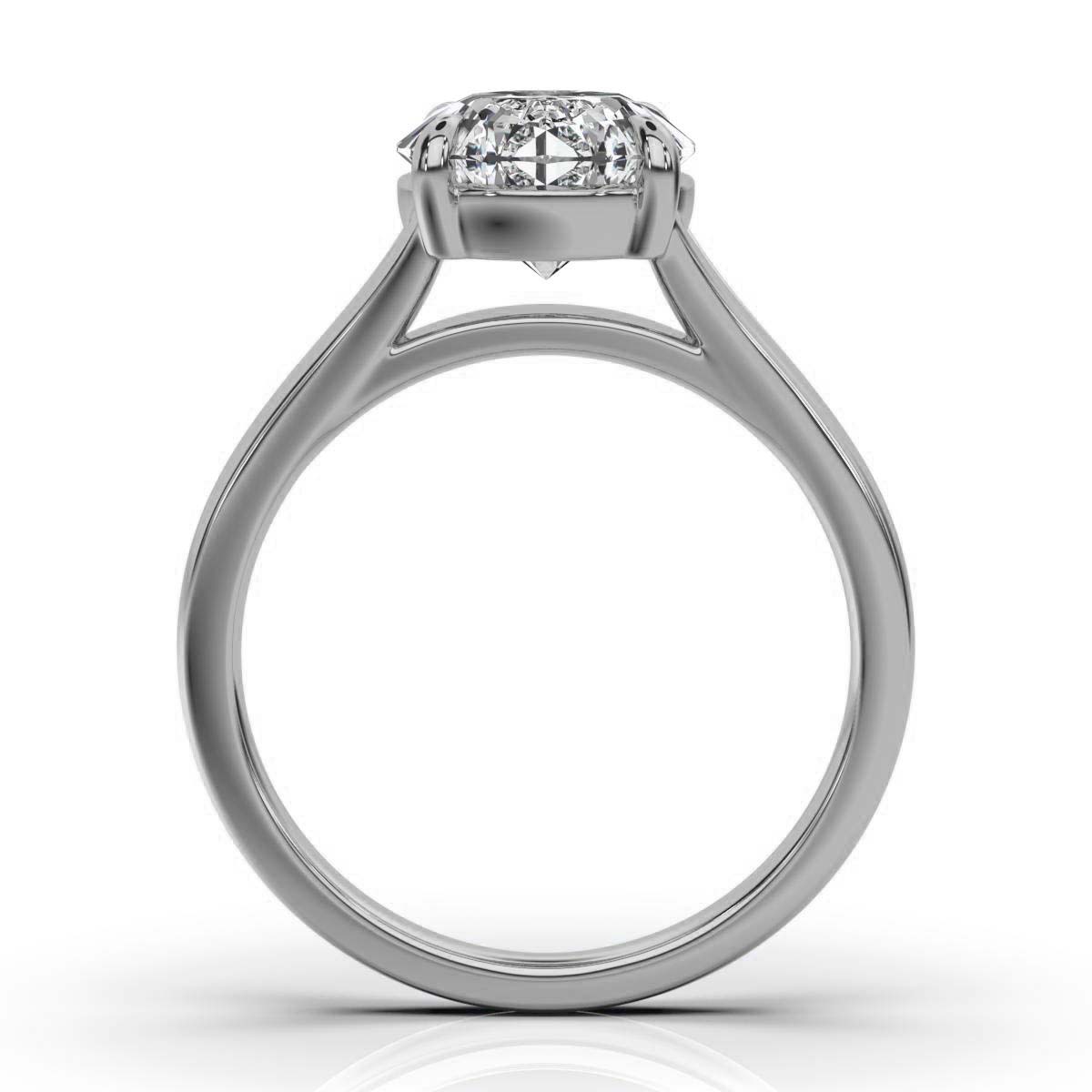 Solid Gold Solitaire Engagement Ring