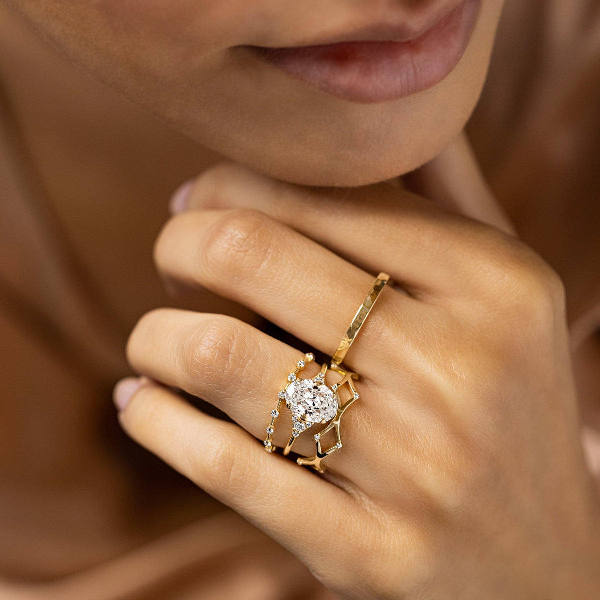 2ct Lady's Slipper Ring, photo 8
