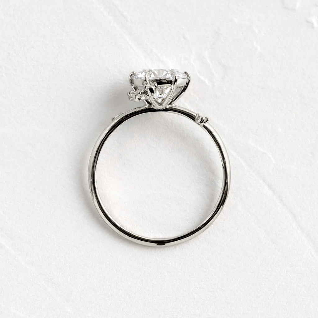 Solid Gold 1.5 CT Lab-Grown Diamond Ring