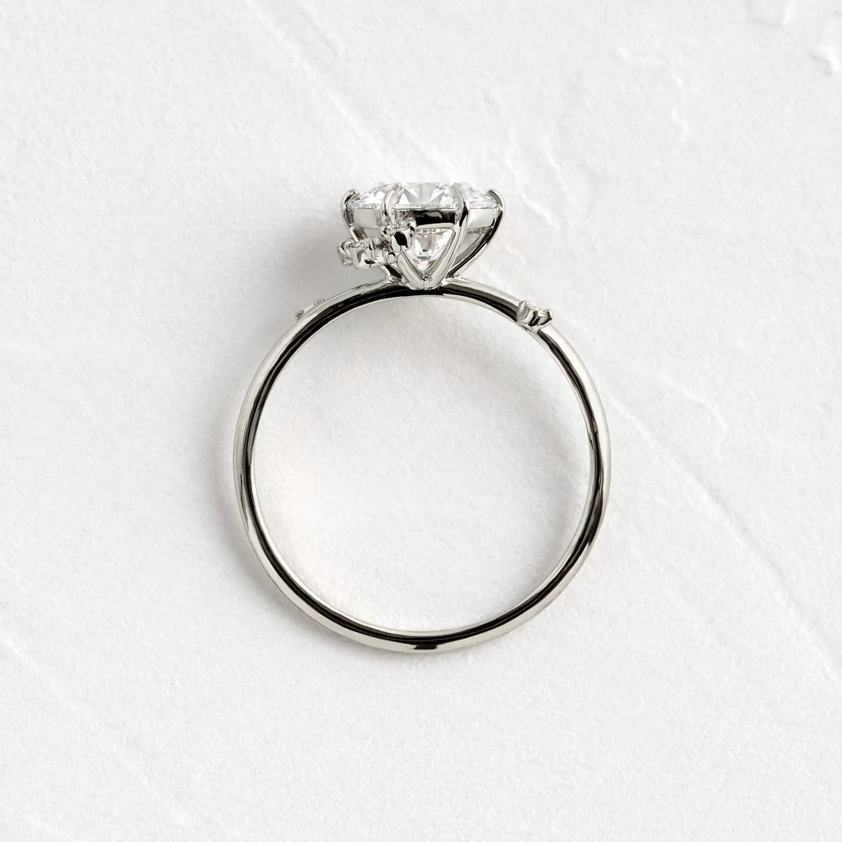 Solid Gold 1.5 CT Lab-Grown Diamond Ring