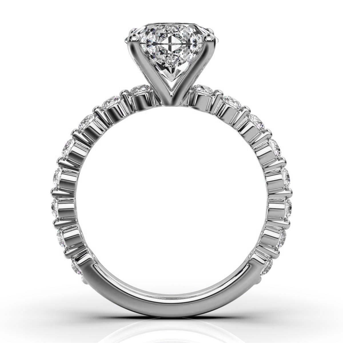Solid Gold 2.5ct Lab Grown Diamond Ring