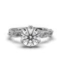 14K Solid Gold 2 CT Linden Nature-Inspired Lab Grown Diamond Ring