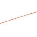 Solid Gold Diamond Ruby Tennis Bracelet
