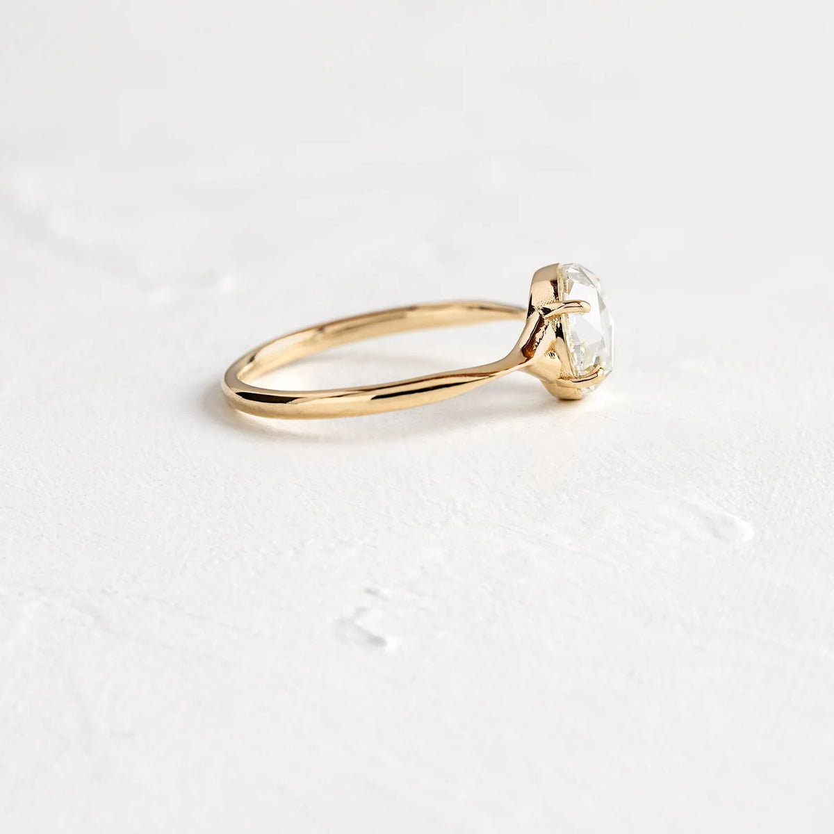 Solid Gold Lab-Grown Corset Ring