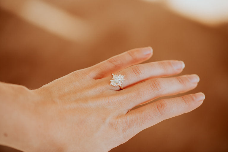 Solid Gold Lab-Grown Diamond Celeste Ring