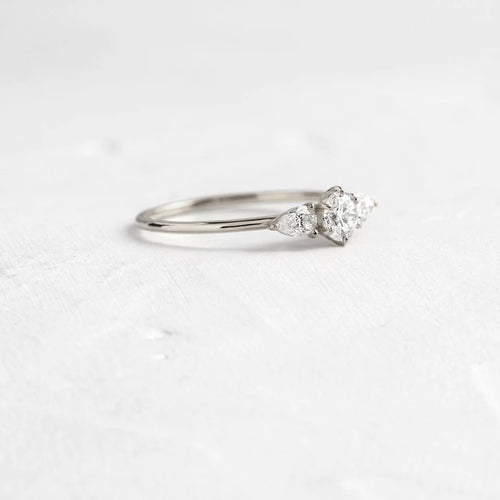 Solid Gold 0.3ct. Round Cut Lab-Grown Diamond Ring