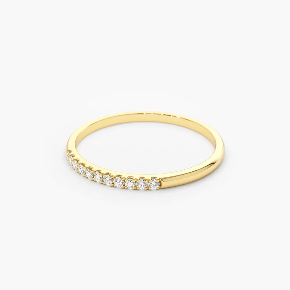 11 Stone Moissanite Wedding Band, photo 4