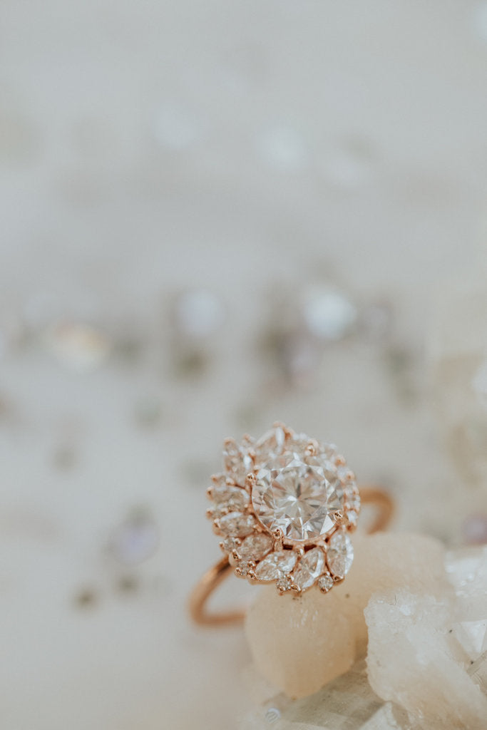 Solid Gold Lab-Grown Diamond Round Brilliant Ring (5F1182)