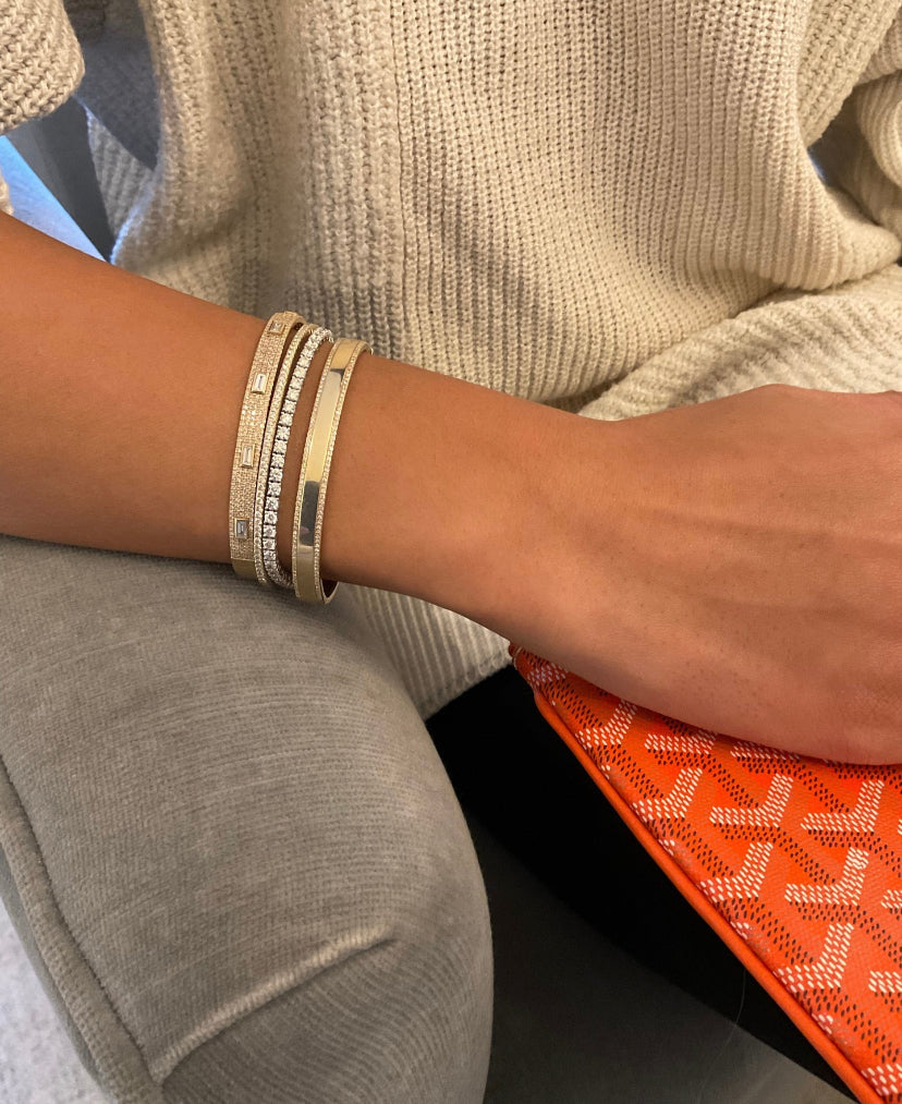 Solid Gold Issabella Diamond Tennis Bracelet