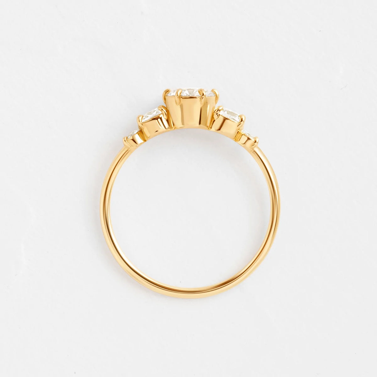 Solid Gold Sonnet Diamond Ring