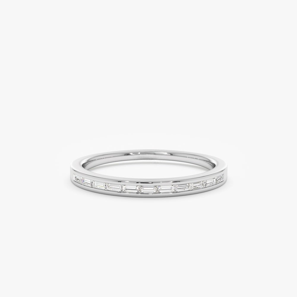 Solid Gold Diamond Channel Set Ring (E5B99C)