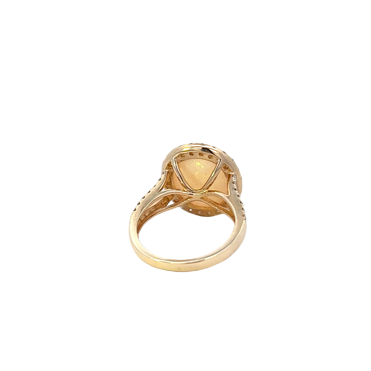18K Solid Gold 4.16 CT Lab Grown Diamond Ring