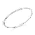 Solid Gold Diamond Tennis Bangle