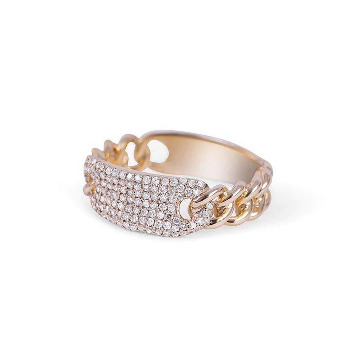 14K Solid Gold 0.21 CT Lab Grown Diamond Ring