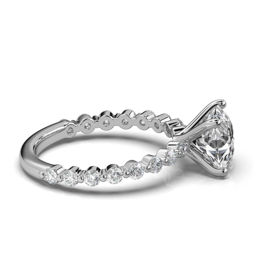 Solid Gold 2.5ct Lab Grown Diamond Ring