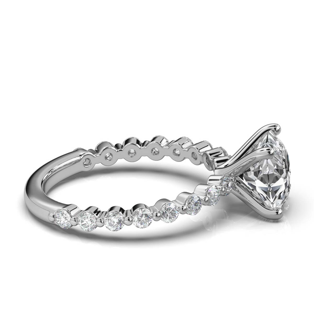 Solid Gold 2.5ct Lab Grown Diamond Ring