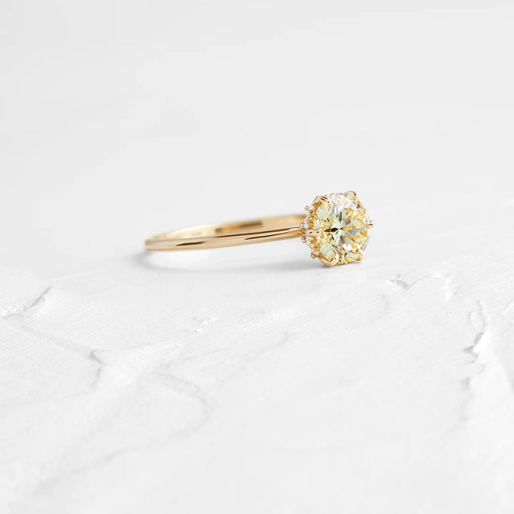 Solid Gold Diamond Touchpoints Ring