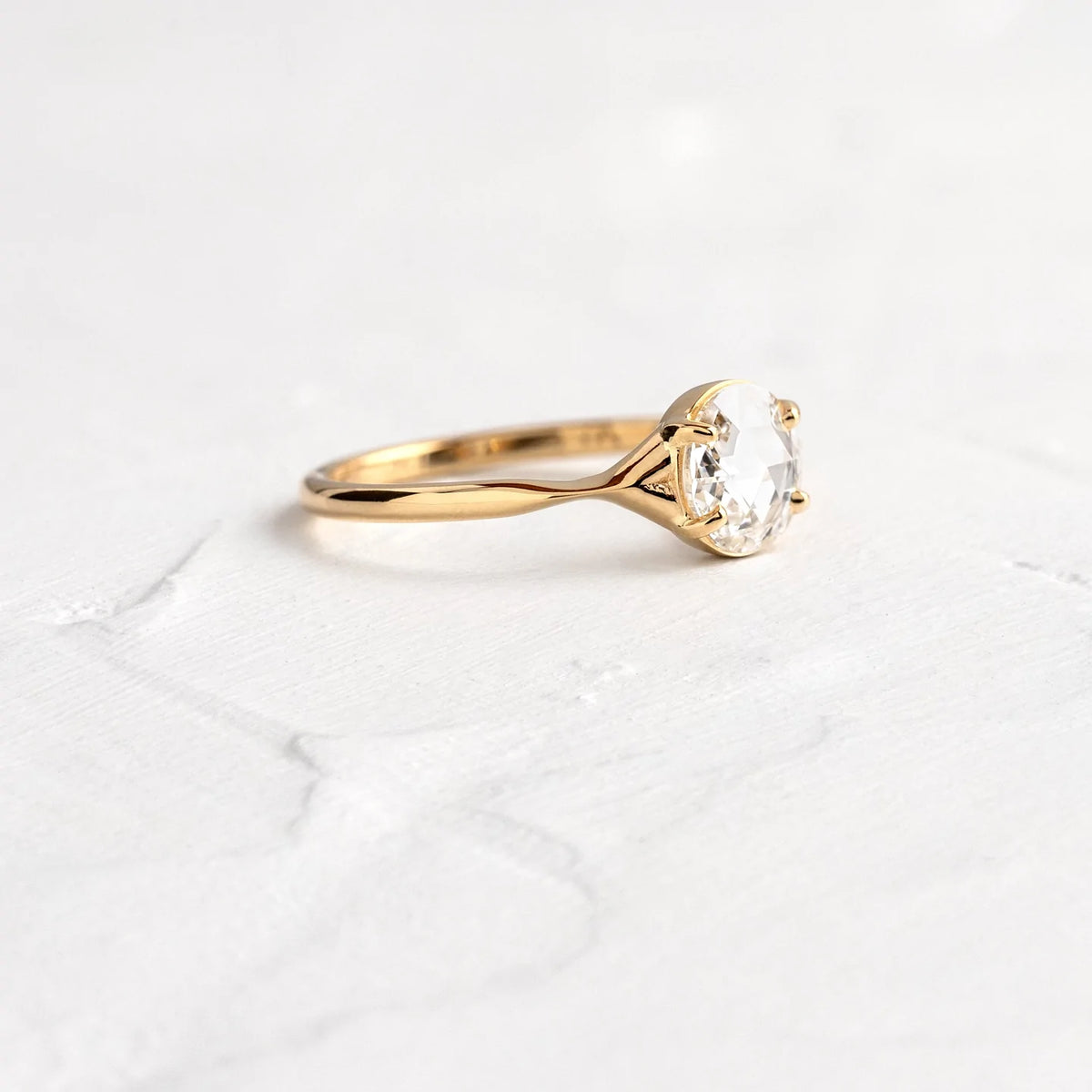 Solid Gold Lab-Grown Corset Ring