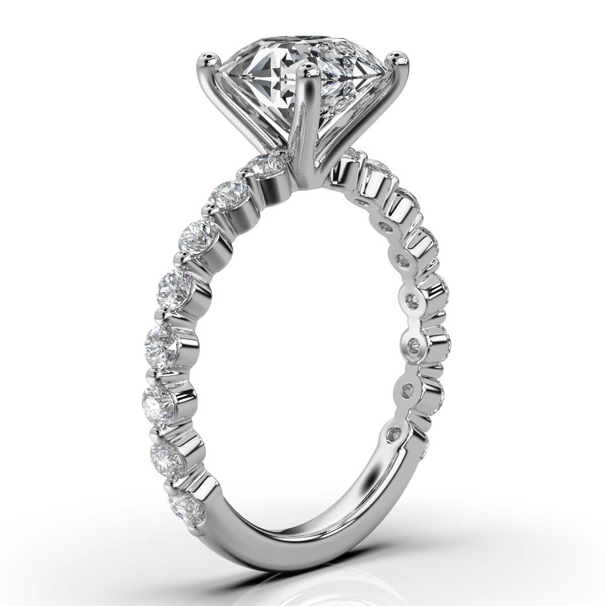 Solid Gold 2.5ct Lab Grown Diamond Ring