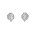 18K Solid Gold Cluster Diamond Studs
