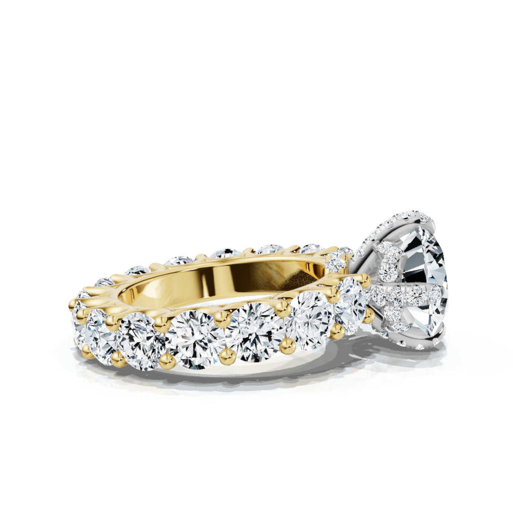 Solid Gold 6.5 Lab Grown Diamond Ring