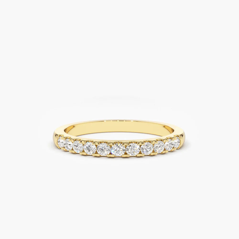 11 Stone Moissanite Wedding Band 3ct, photo 1